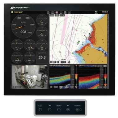 ARGONAUT G7 Series 19_ LED Marine Monitor with Remote Wired
